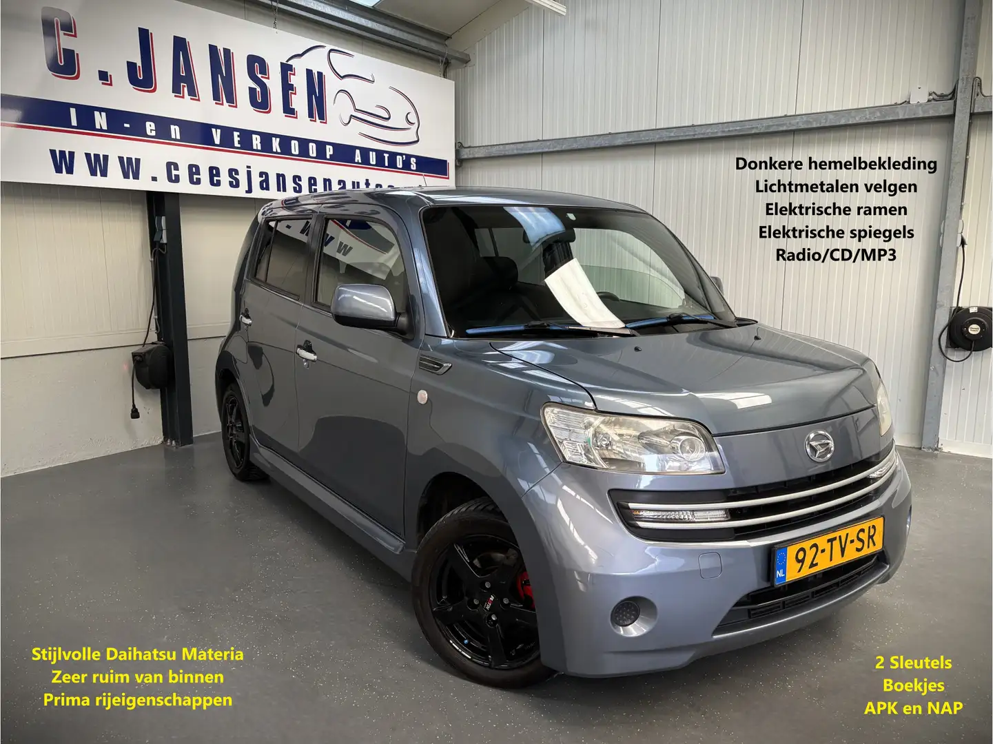 Daihatsu Materia 1.3 Rythm ECHT RUIM !! MANUAL Grijs - 1