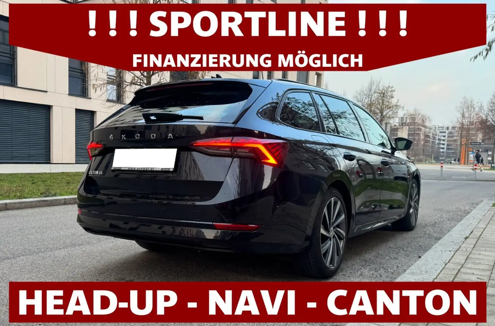 Skoda Octavia 2,0 TDI DSG | SPORT LINE | HEAD-UP | CANTON | NAVI Schwarz - 2