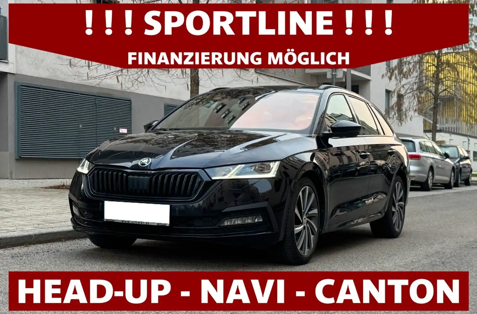 Skoda Octavia 2,0 TDI DSG | SPORT LINE | HEAD-UP | CANTON | NAVI Schwarz - 1