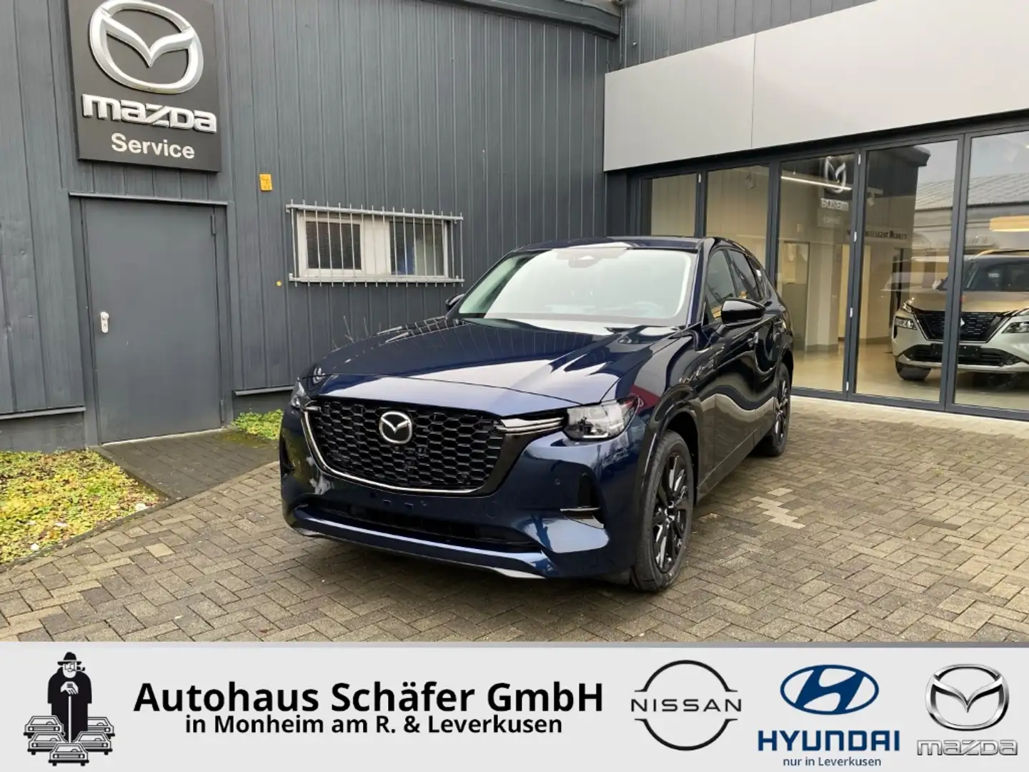 Mazda CX-60 Plug-in-Hybrid HOMURA Con-P Dri-P Com-P Pano-P HUD Blau - 1