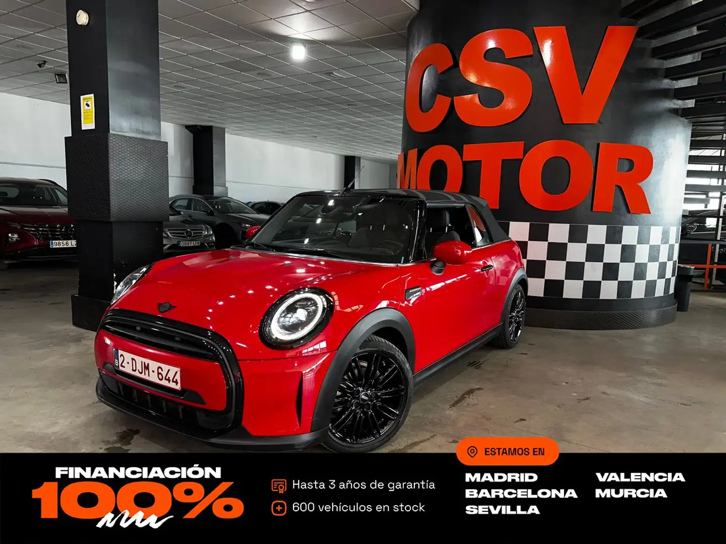 MINI Cooper Cabrio Aut. Rojo - 1