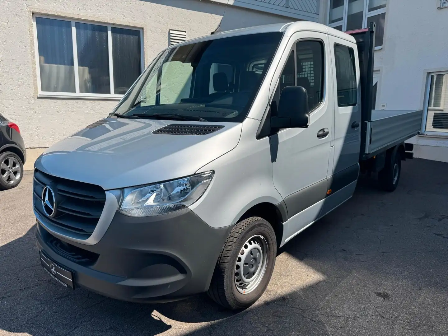 Mercedes-Benz Sprinter Pritsche DoKa 317 4325mm NAVI TEMPO AHK Silber - 1