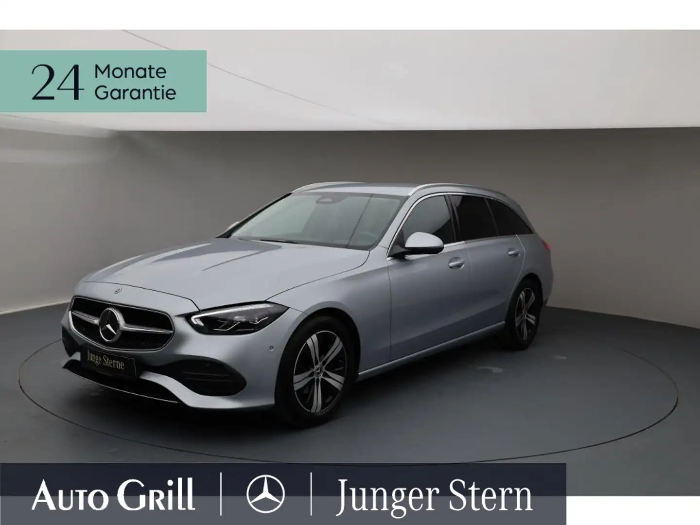 Mercedes-Benz C 180 T Avantgarde Distronic Vorr. RFK Totw. AHK Silver - 2