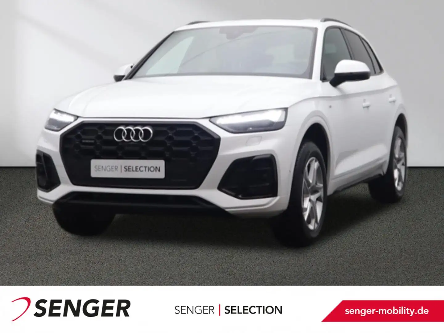 Audi Q5 S line 40 TDI quattro Sitzh. Matrix Pano AHK Weiß - 1