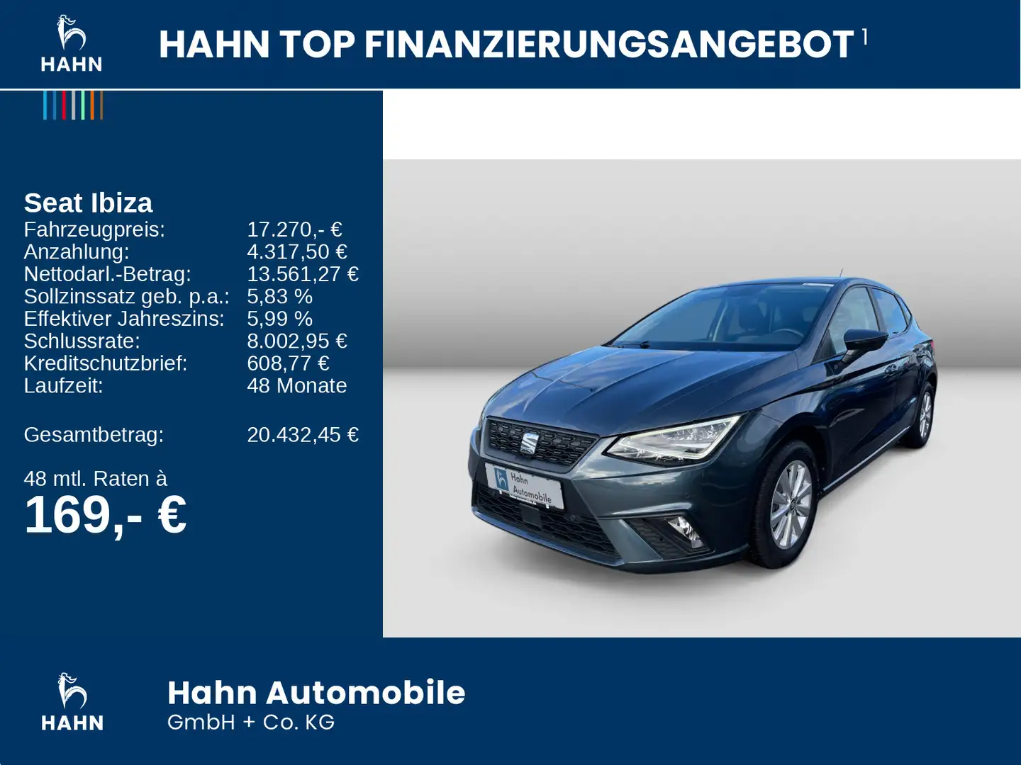 SEAT Ibiza 1.0TSI DSG Style Beats Cam Pano Voll-LED Gris - 2