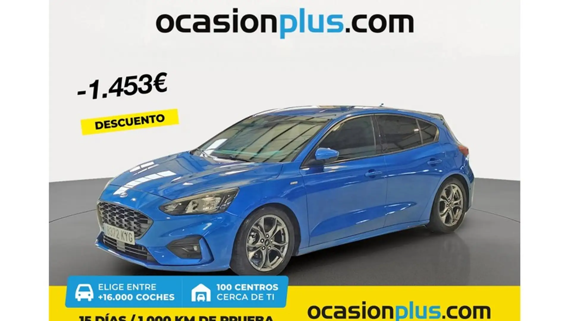 Ford Focus 1.0 Ecoboost ST Line 125 Blau - 1