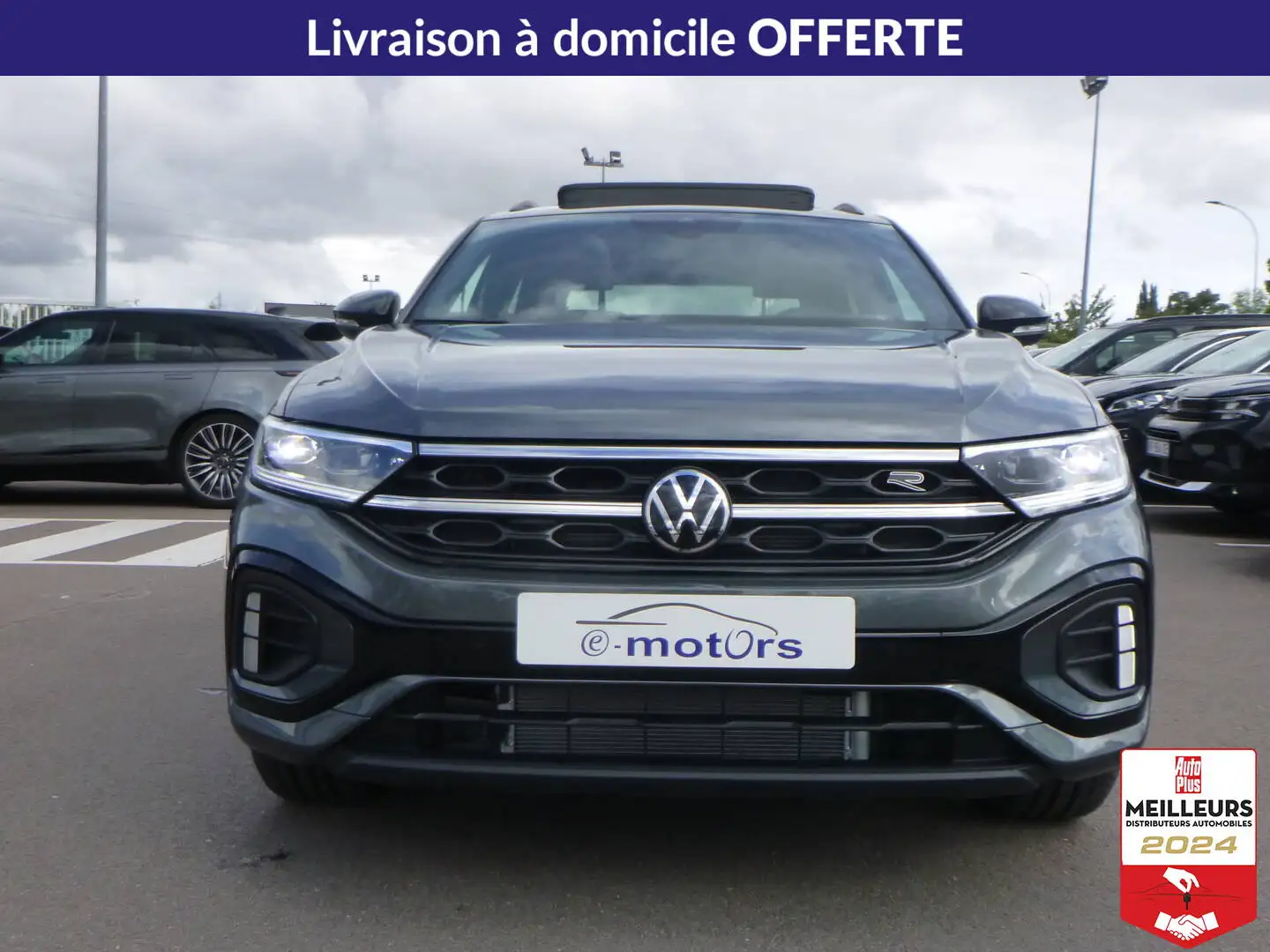 Volkswagen T-Roc TSI 150 DSG7 R-Line Edition +Jantes 19\ +Toit vitré +Pack Black Gris - 2