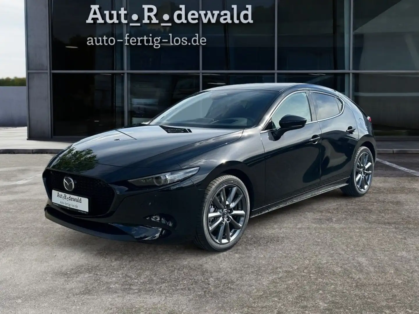 Mazda 3 e-SKYACTIV-G 150 M HYBRID EXCLUSIVE-LINE (BP) Schwarz - 1