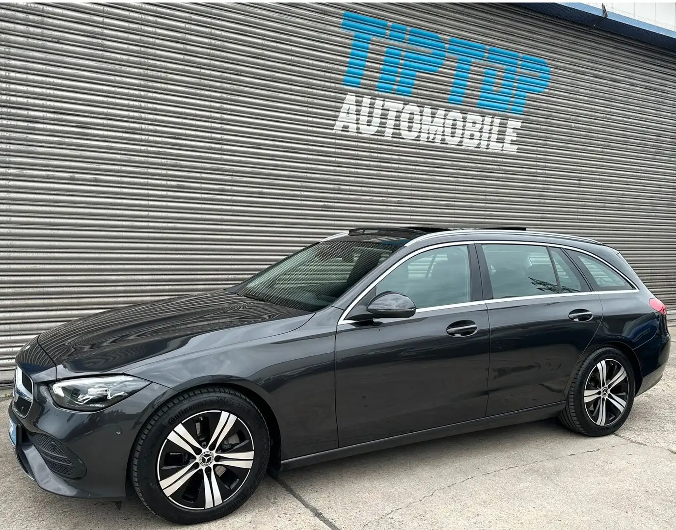 Mercedes-Benz C 200 T d*LED-HIGH*LEDER*AHK*PANO*WIDE*AMPEL-KAM Gris - 1