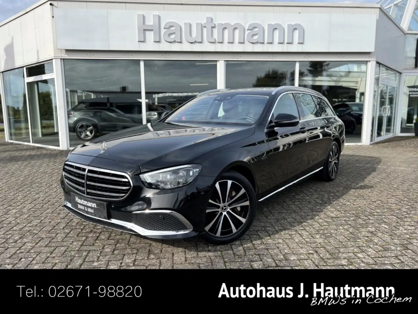 Mercedes-Benz E 300 de T EXCLUSIVE +1.HAND+LEDER+BURM.+MULTIB. Schwarz - 1