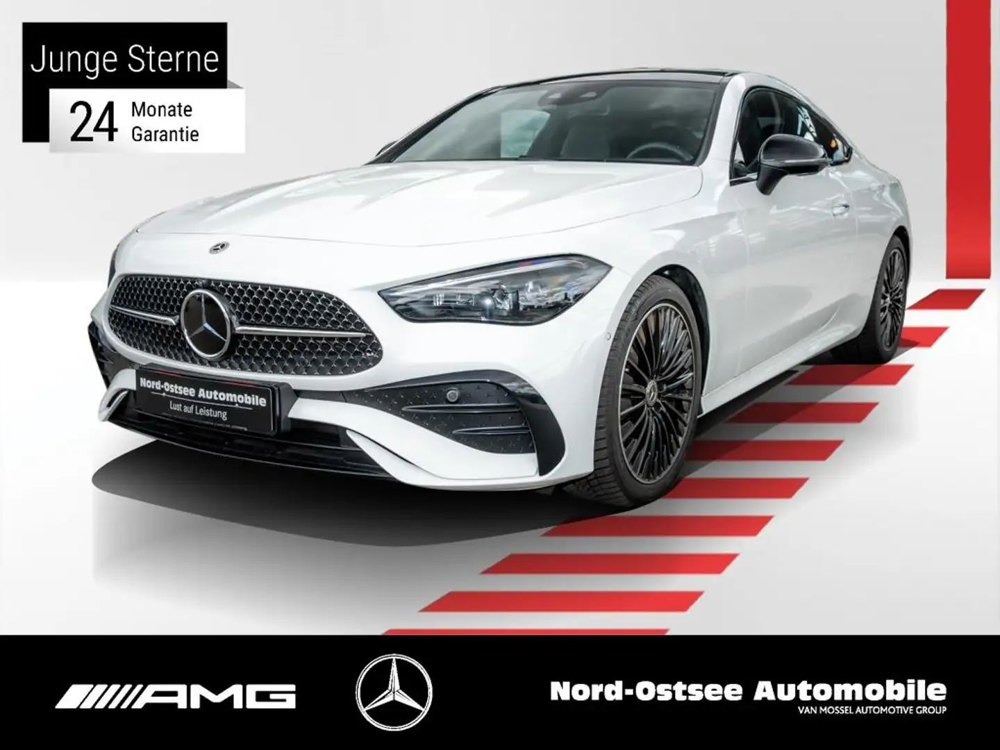 Mercedes-Benz CLE 200 AMG PANO  BURMESTER NIGHT 360° KEYLESS Blanc - 1