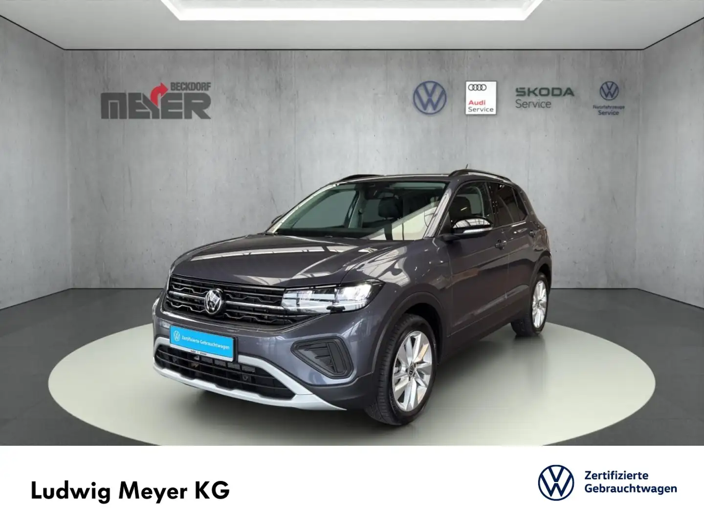 Volkswagen T-Cross GOAL 1.0 TSI Klima Einparkhilfe Sitzheizung Grau - 1