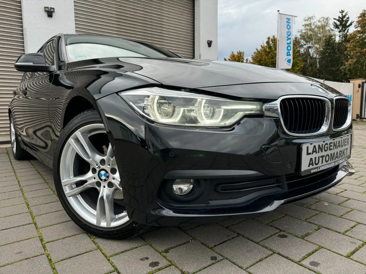 BMW 320 3 Lim. 320d-Aus 1.Hd"HUD"LED-Sch"Navi"360°Kamara Negro - 1