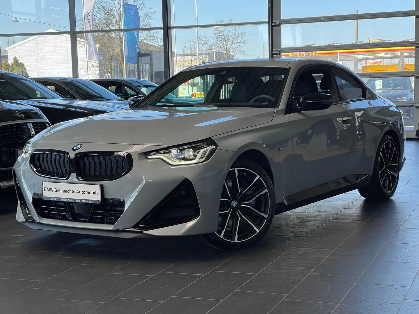 BMW M240i xDrive Coupe  A-LED/RFK/HUD/LiveCoPro/Komf-Z Grau - 2