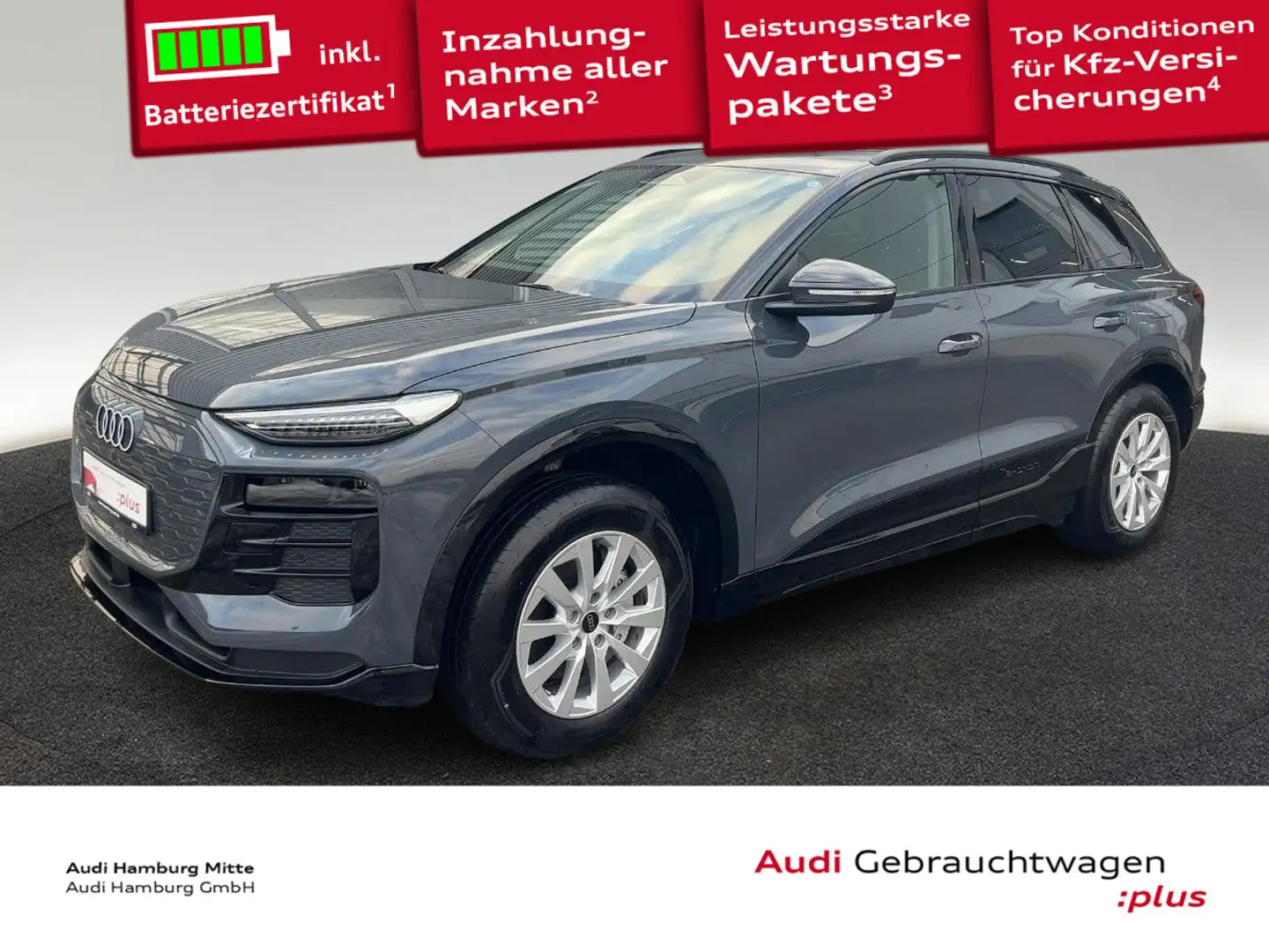 Audi Sonstige Q6 e-tron 185 kW Matrix Kamera Sitzhzg Grau - 1