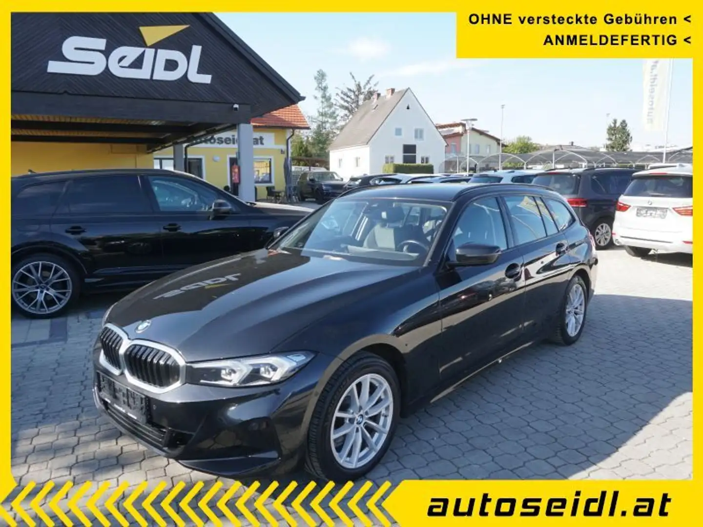 BMW 316 d Touring Aut. *WIDESCREEN* Schwarz - 1