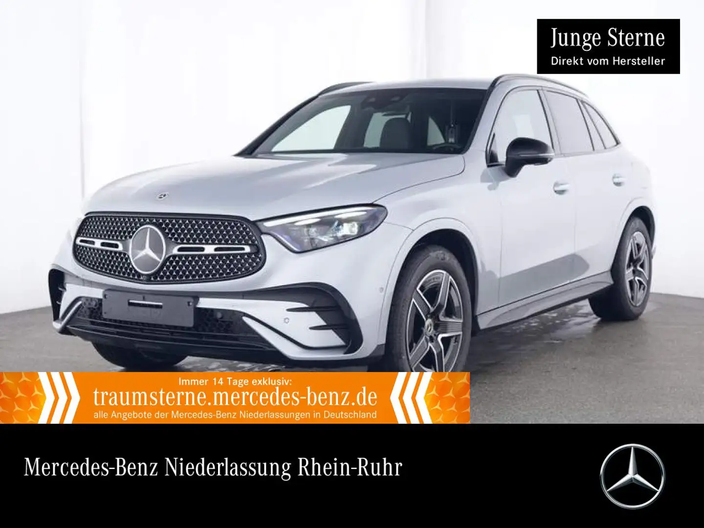 Mercedes-Benz GLC 300 de 4M AMG+NIGHT+360+BURMESTER+KEYLESS+9G Silber - 1