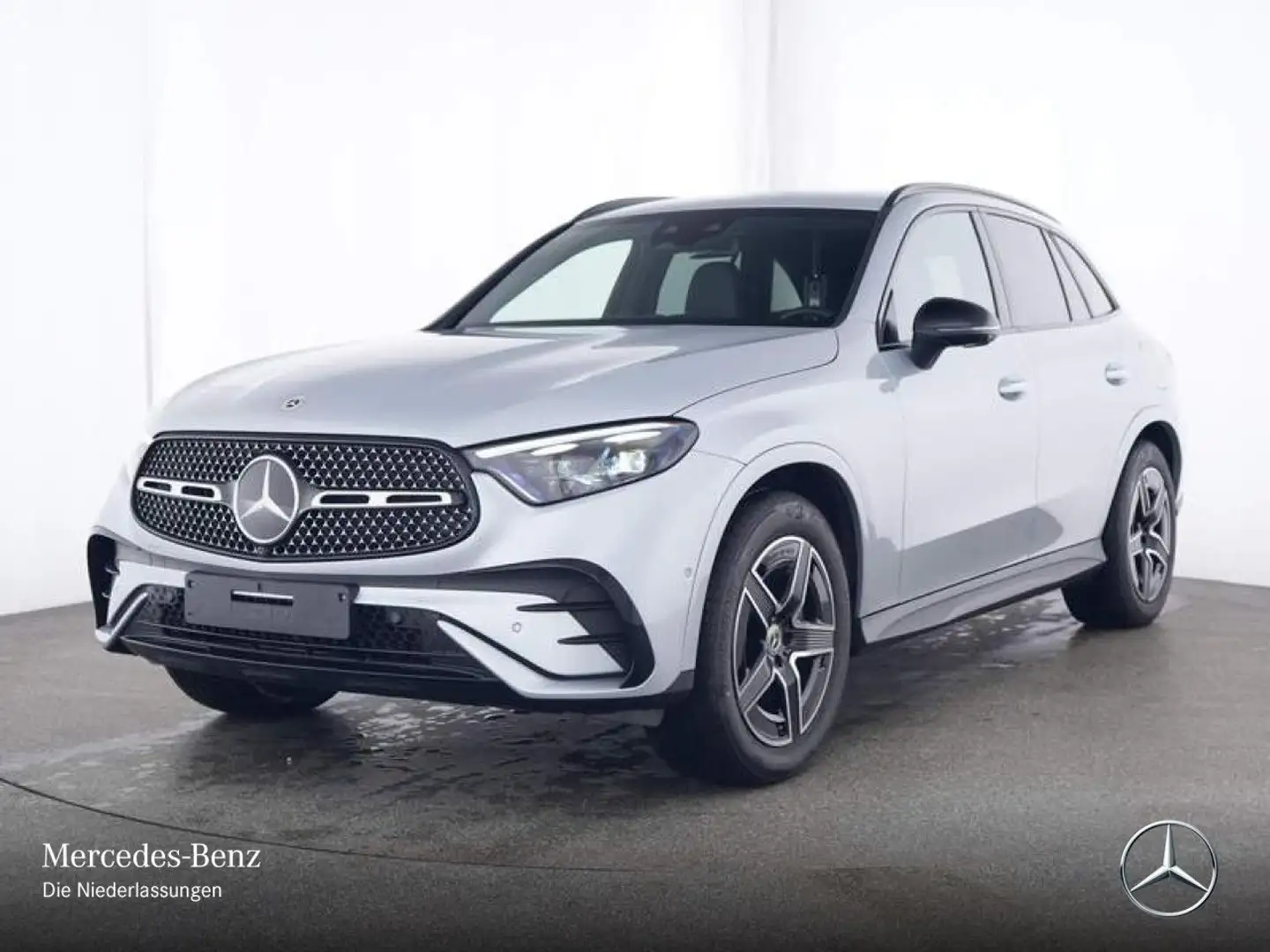 Mercedes-Benz GLC 300 de 4M AMG+NIGHT+360+BURMESTER+KEYLESS+9G Silber - 2