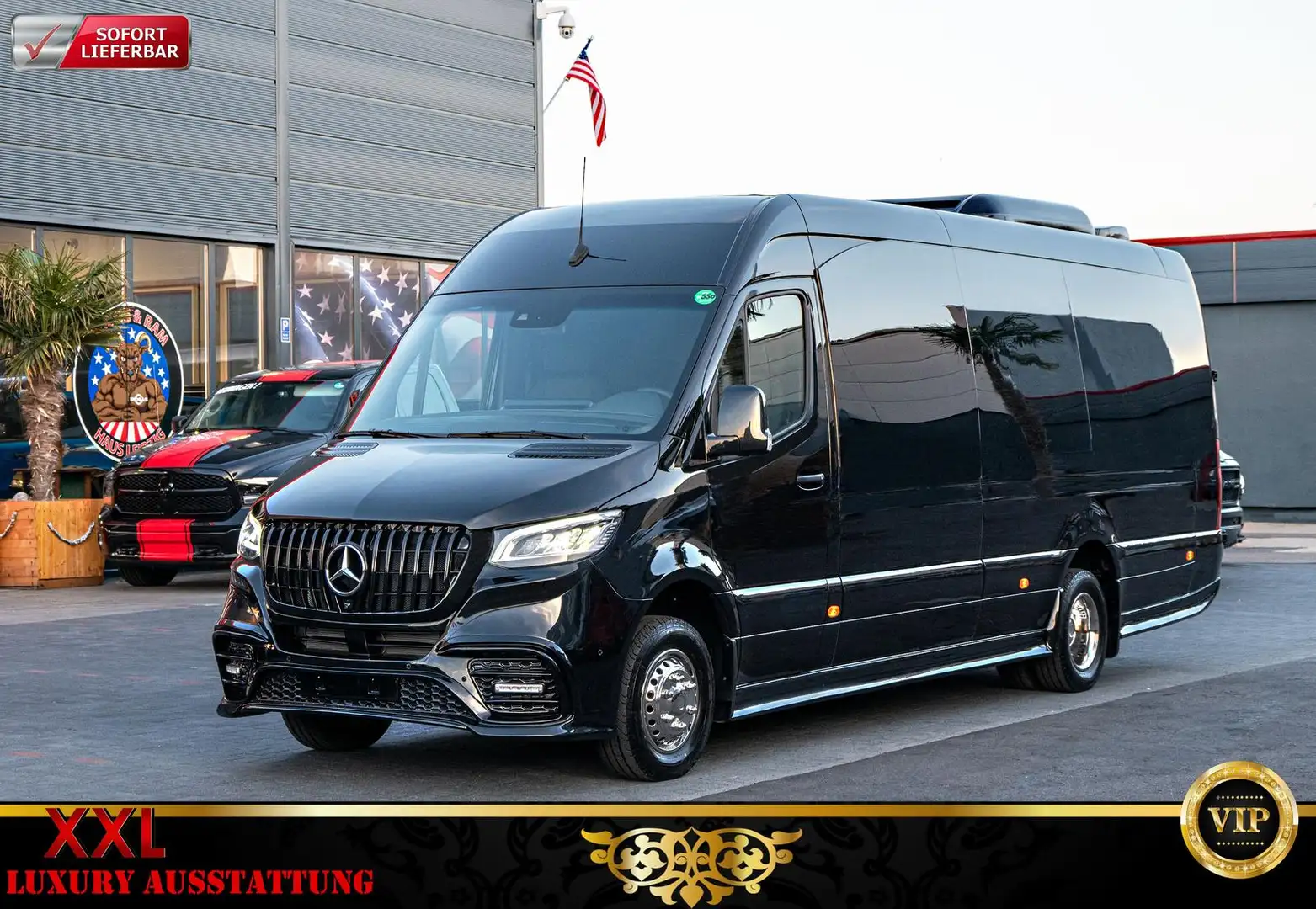 Mercedes-Benz Sprinter 2.0 519 VIP Exclusive Luxus Van Black - 1
