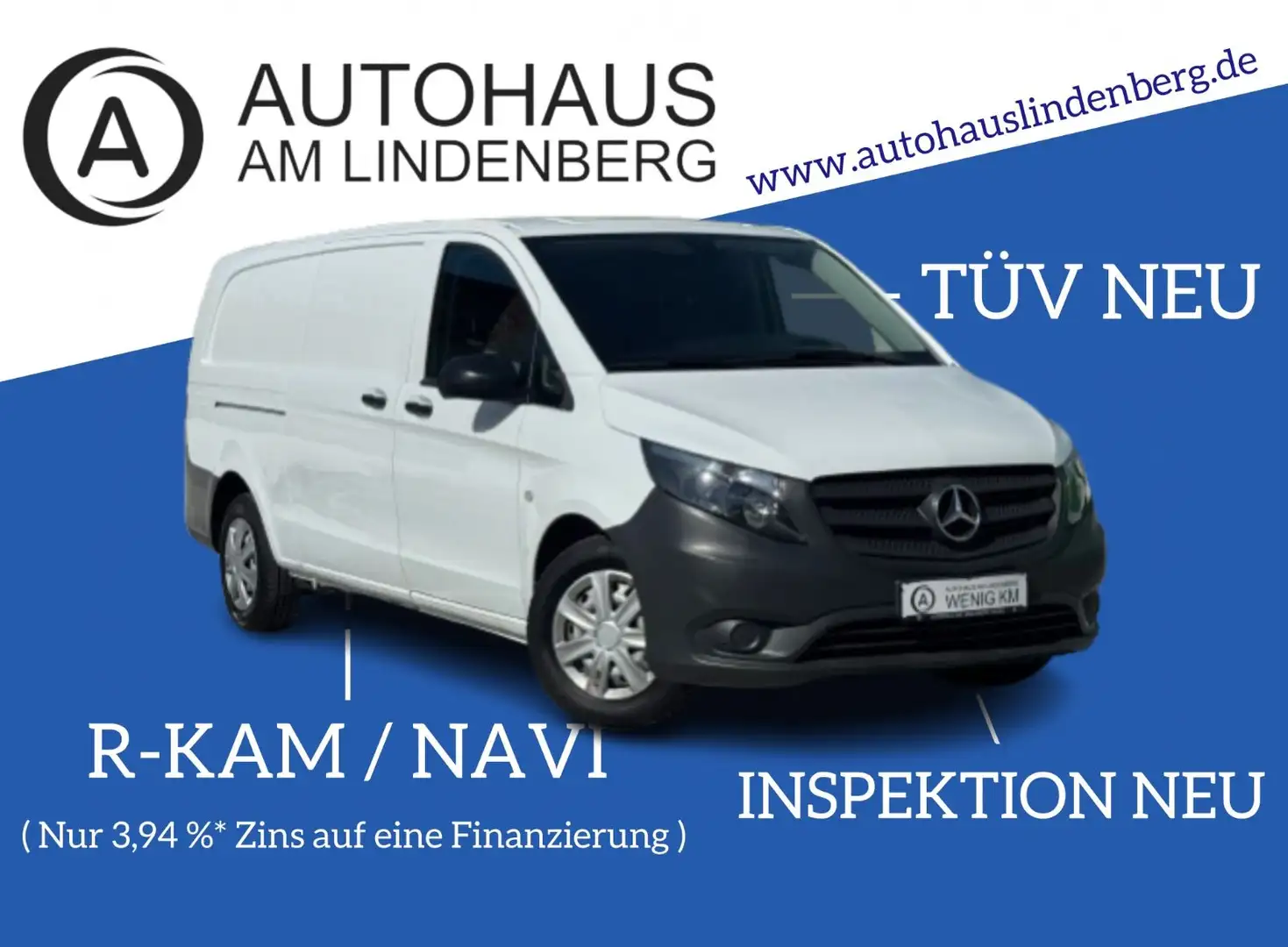 Mercedes-Benz Vito Kasten 116 CDI, 119 CDI EXTRALANG*77.000KM Blanco - 1