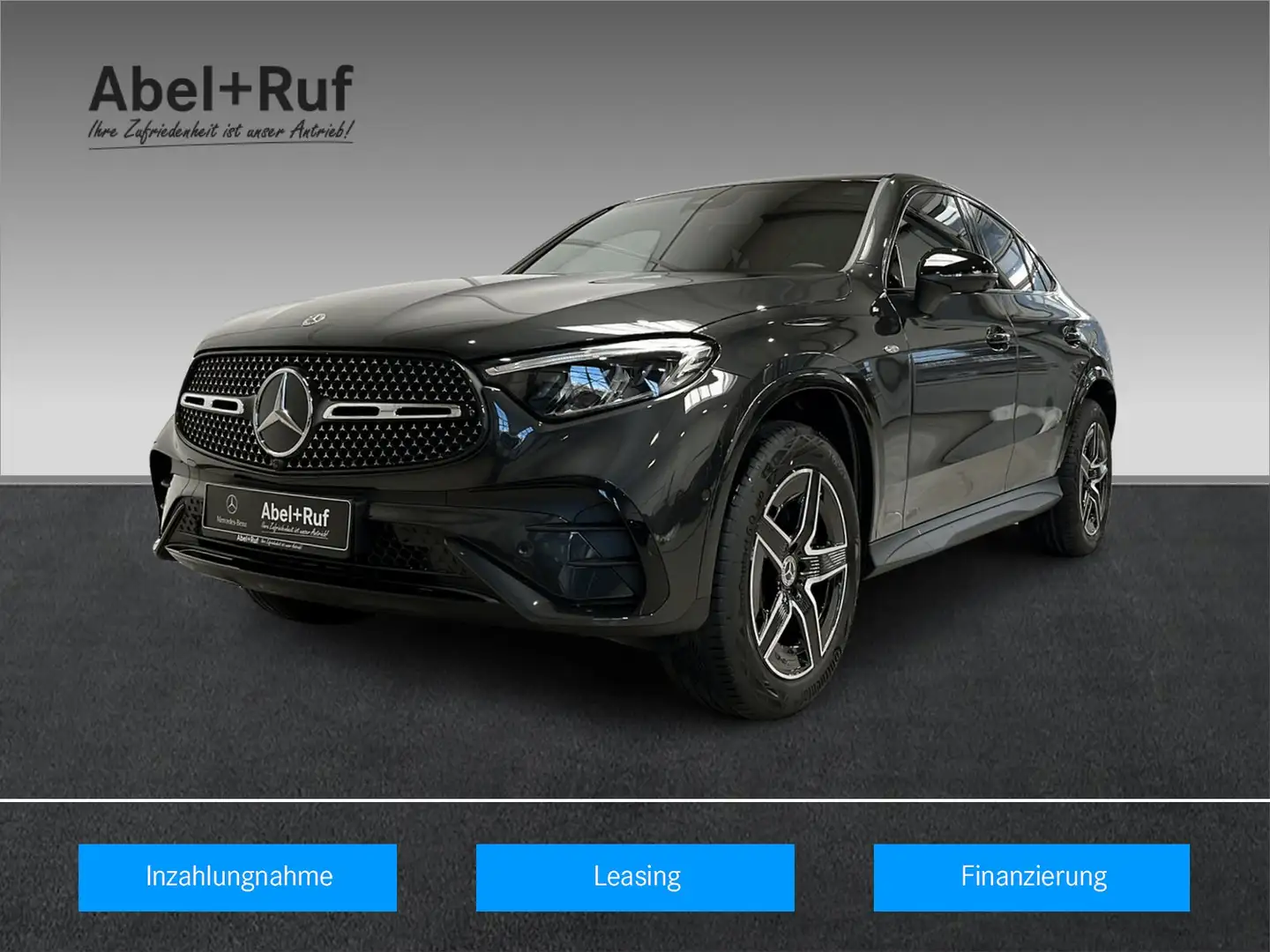 Mercedes-Benz GLC 300 de 4M Coupé AMG+NIGHT+LED+Memory+360+AHK Grau - 1