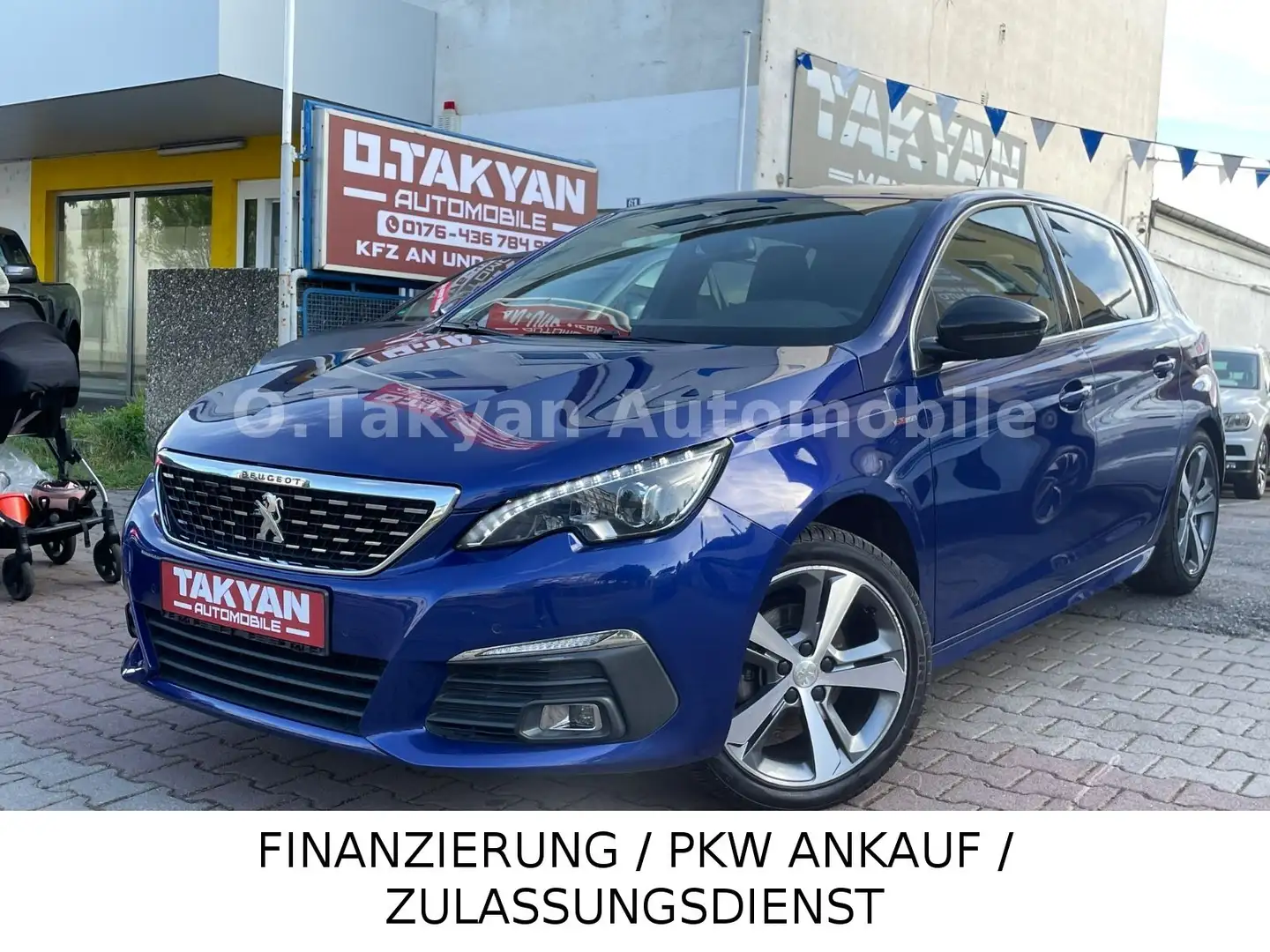 Peugeot 308 Allure Blau - 1