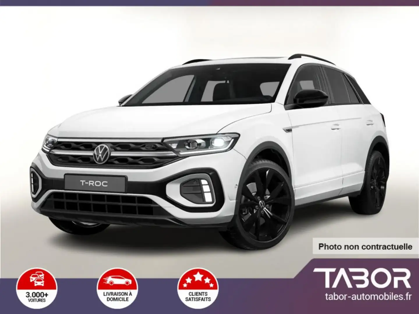Volkswagen T-Roc 1.5 TSI 150 DSG R-Line Pano Blanc - 1