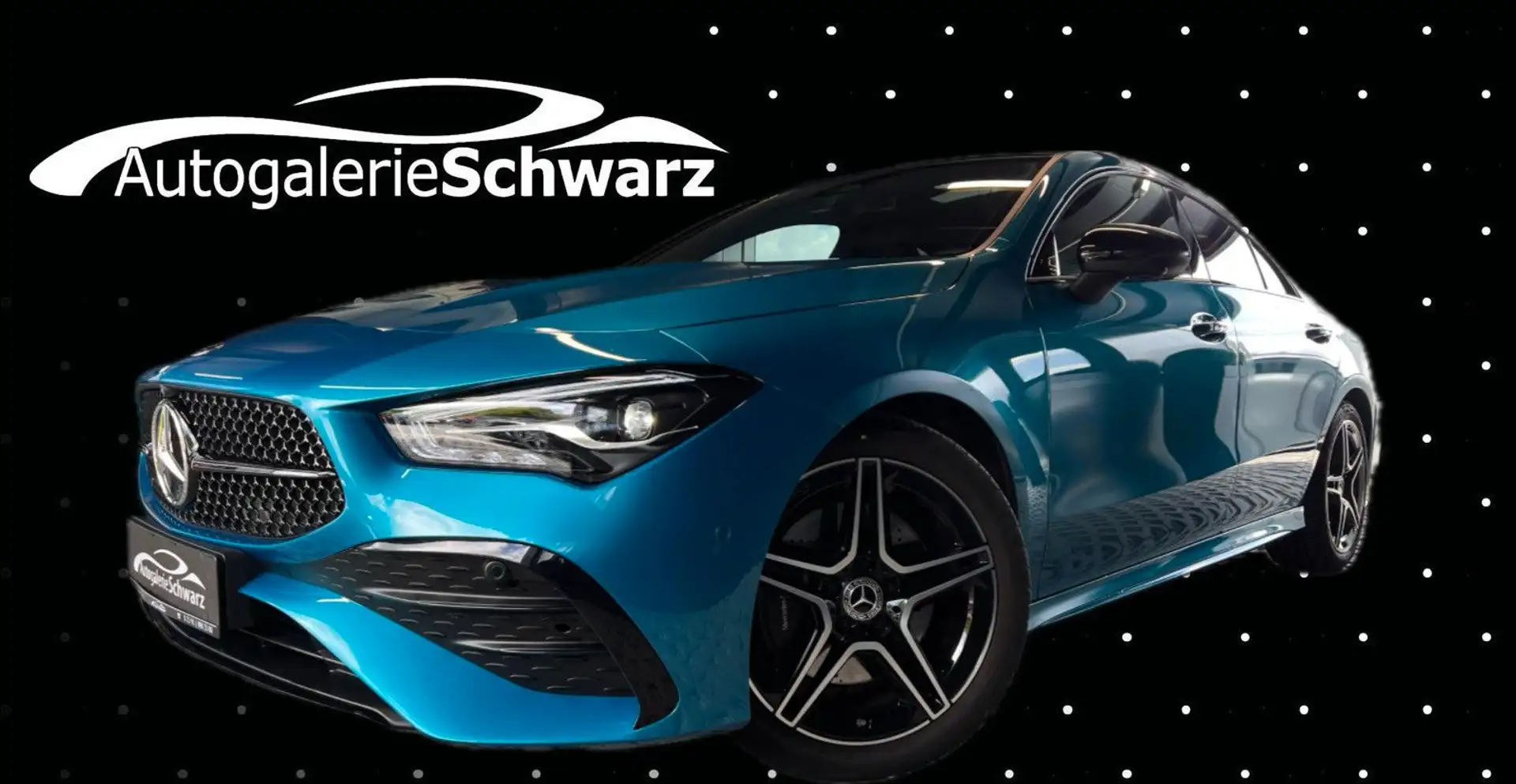Mercedes-Benz CLA 200 Coupé AMG-ADVANCED+NIGHT 360°KEY-GO PANO Bleu - 1