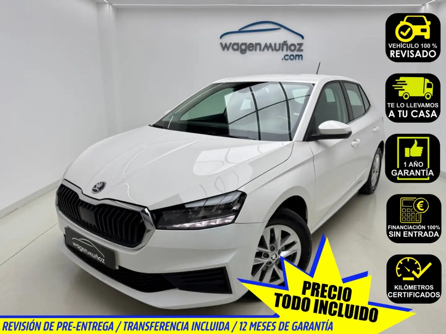 Skoda Fabia 1.0 TSI Ambition 70kW Blanco - 1