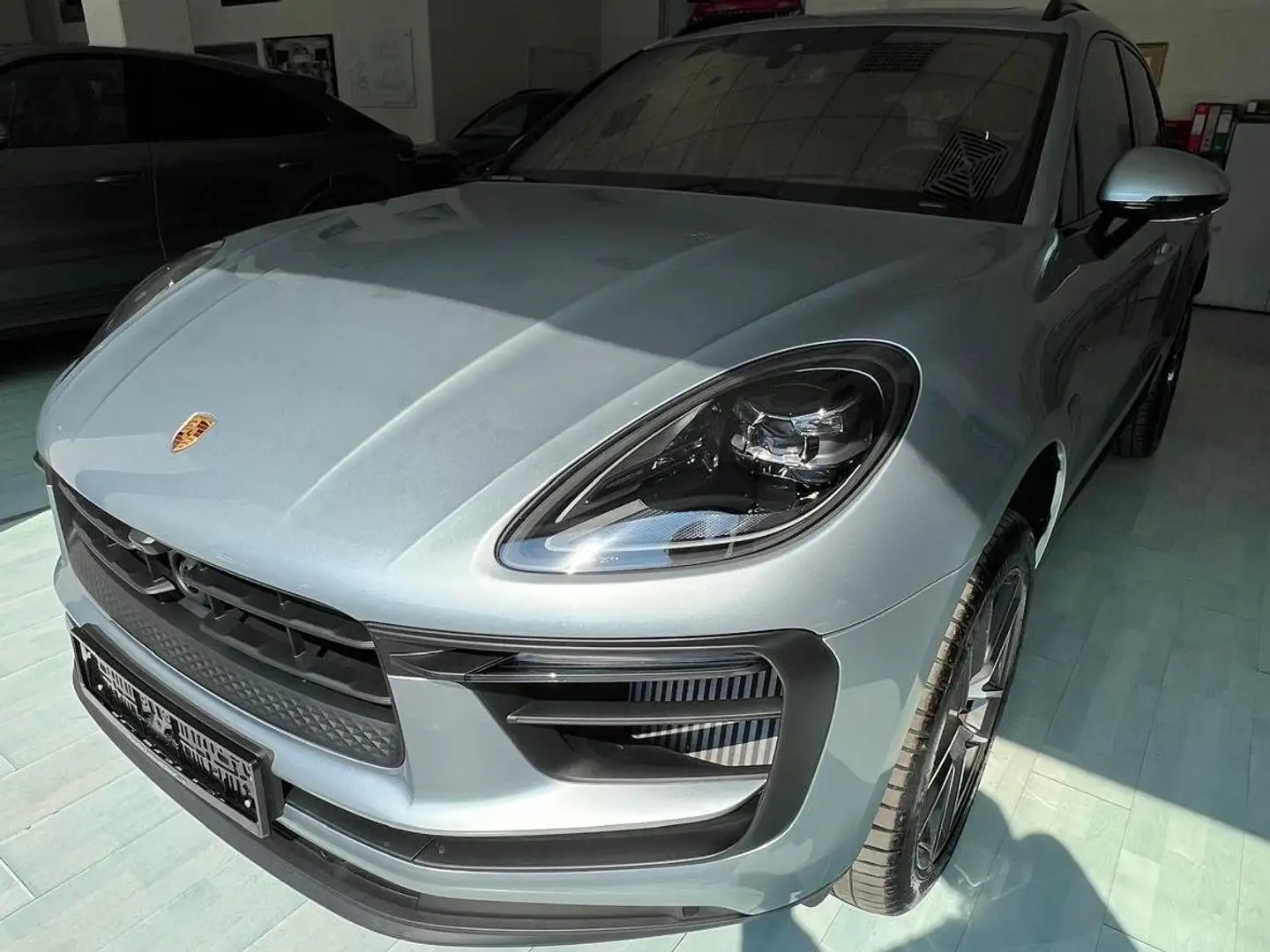 Porsche Macan 2.9S-Tetto-Pasm-8200 Km-sedili a18 vie-Iva esposta Argent - 2