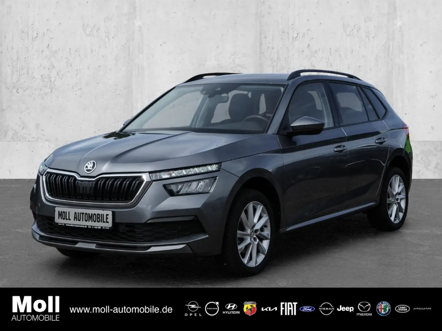 Skoda Kamiq Ambition 1.0 TSI EU6d LED Sperrdiff. Apple CarPlay Grijs - 1