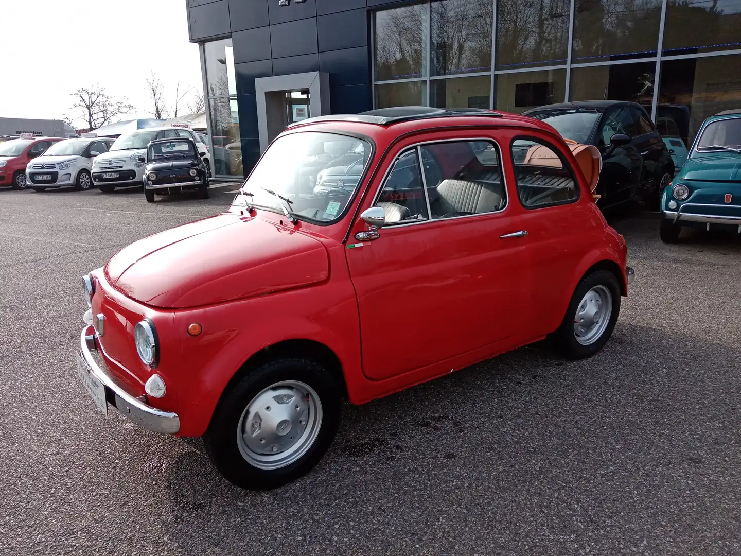 Fiat 500 Rood - 2