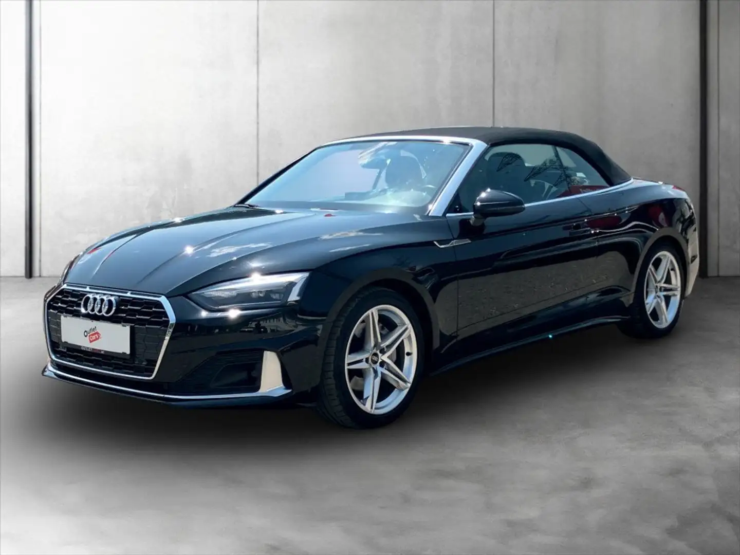 Audi A5 Cabriolet 40 2.0 TFSI MHEV advanced LED+LEDER Schwarz - 2