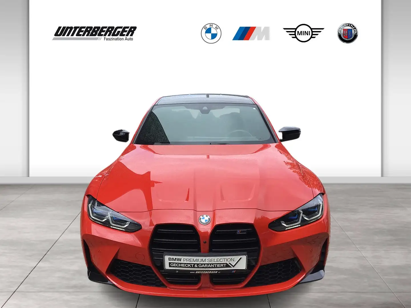 BMW M3 Competition Limousine-LASERLICHT-HARMAN KARDON-LIV Rojo - 2