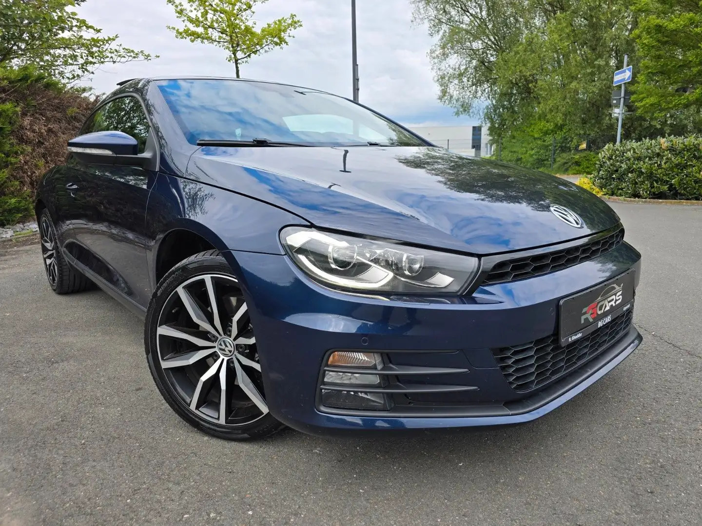 Volkswagen Scirocco 2.0TDI Navi Kamera Panorama Blau - 2