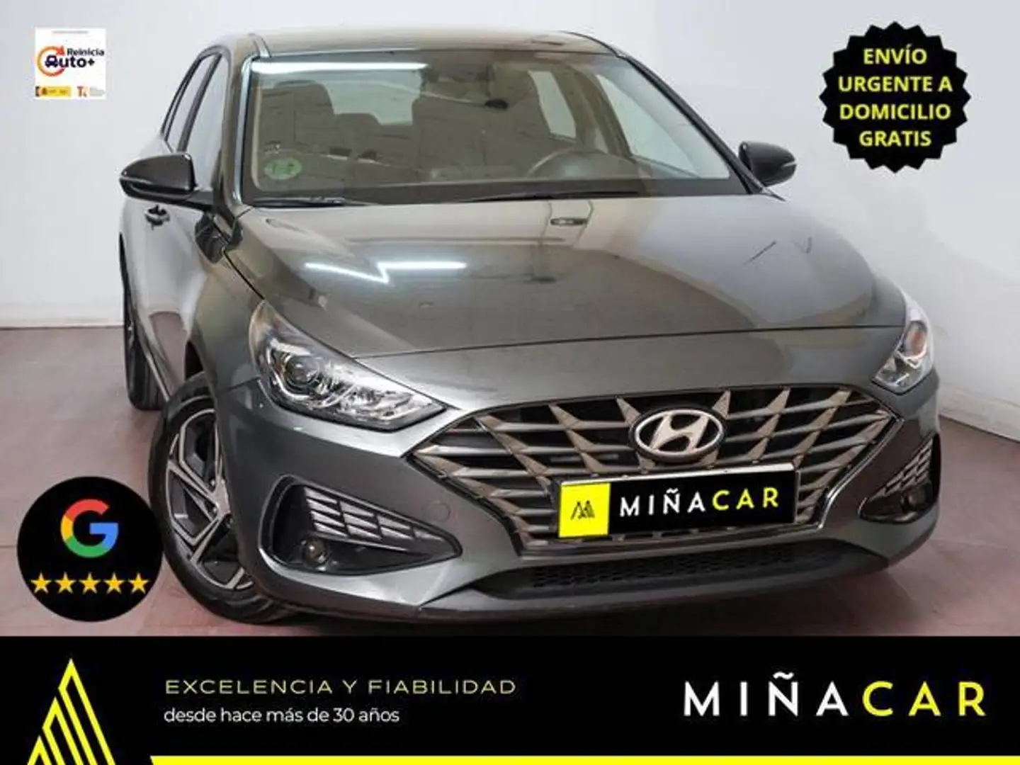 Hyundai i30 1.0 TGDI Klass LR 48V 120 Gris - 1