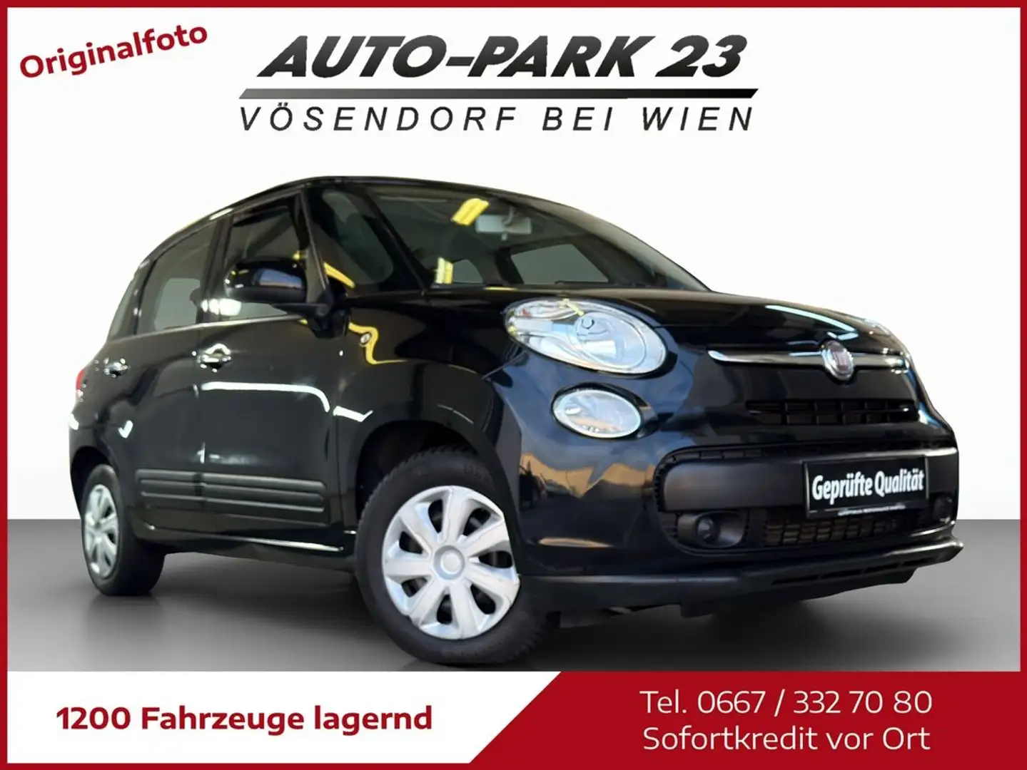 Fiat 500L JTD**NEUES-PICKERL 2/2027**MOD2014 Schwarz - 1