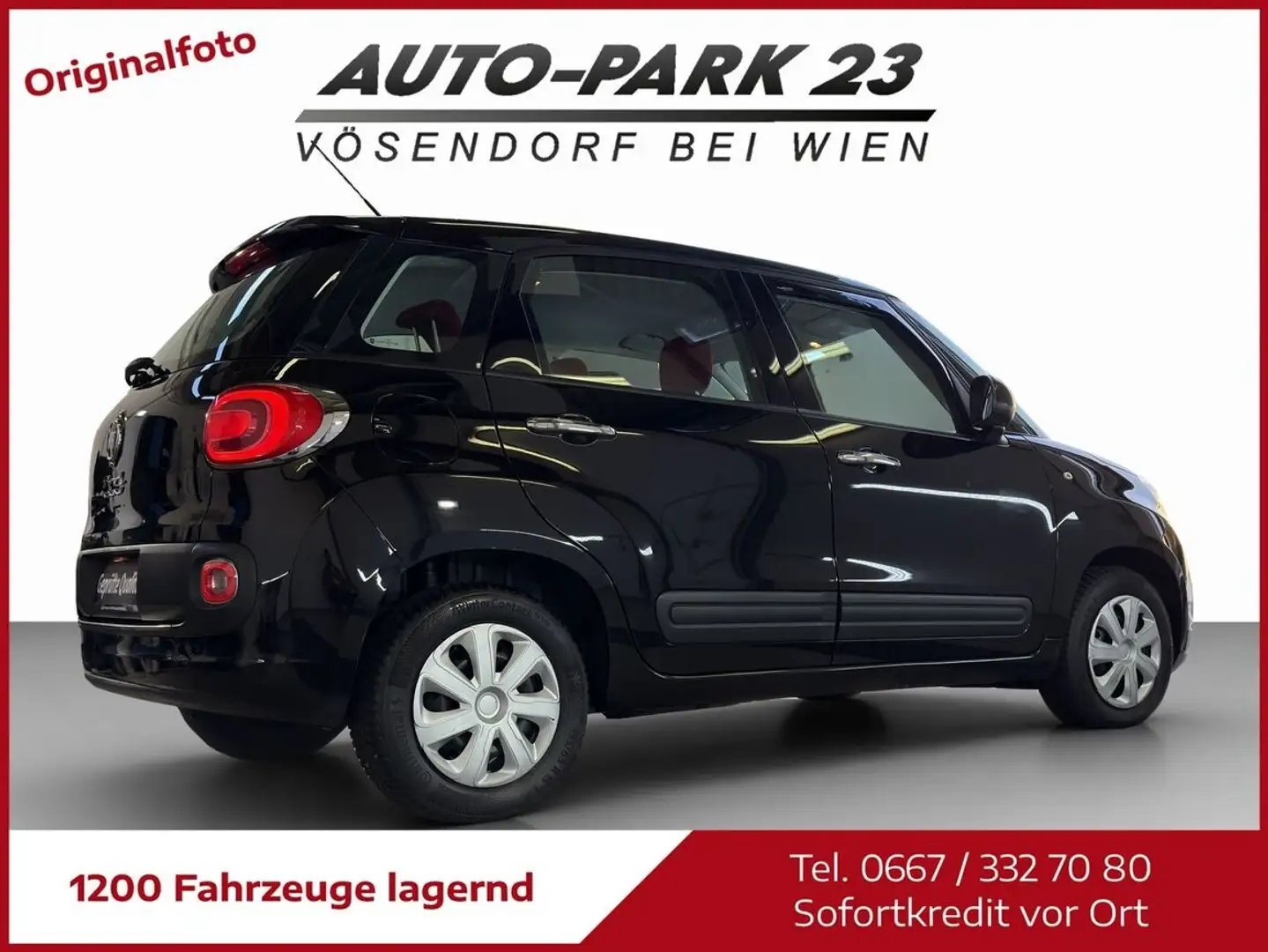 Fiat 500L JTD**NEUES-PICKERL 2/2027**MOD2014 Schwarz - 2