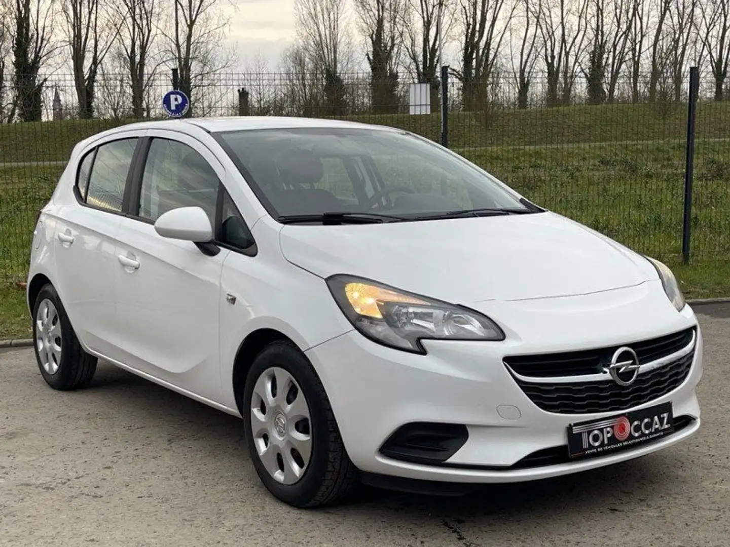Opel Corsa 1.2 ESS 70CH ENJOY * 67.000KM * 12/2017 * CLIM * G Blanc - 2