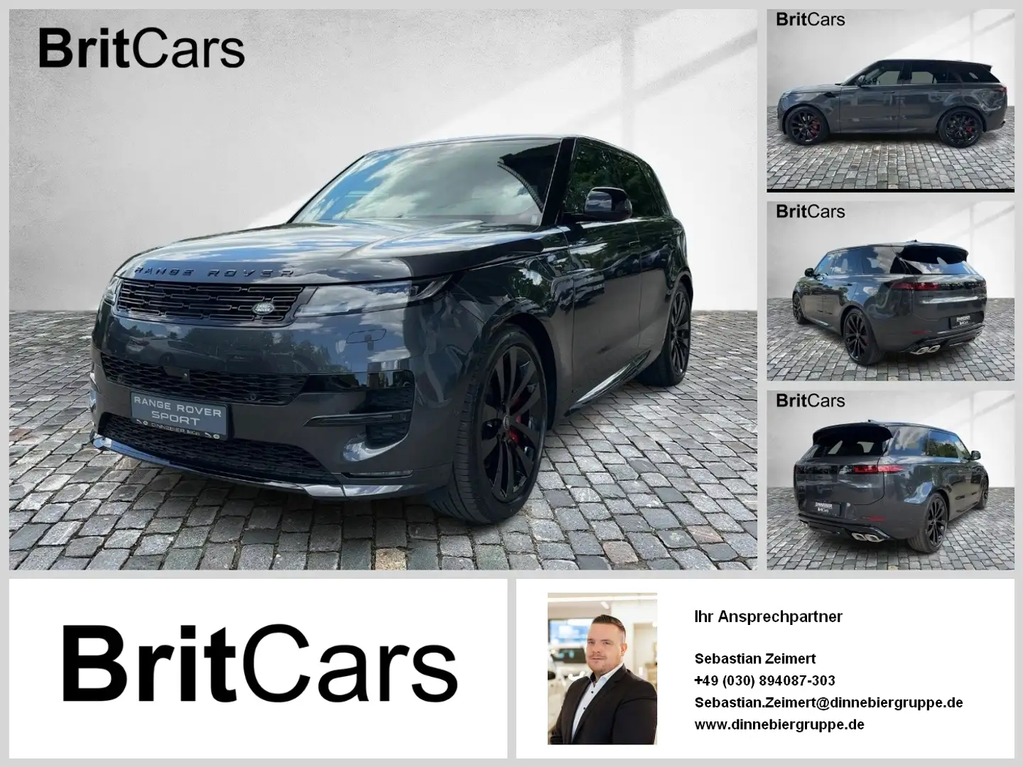 Land Rover Range Rover Sport P530 Autobiography AHK,Winter. Gris - 1