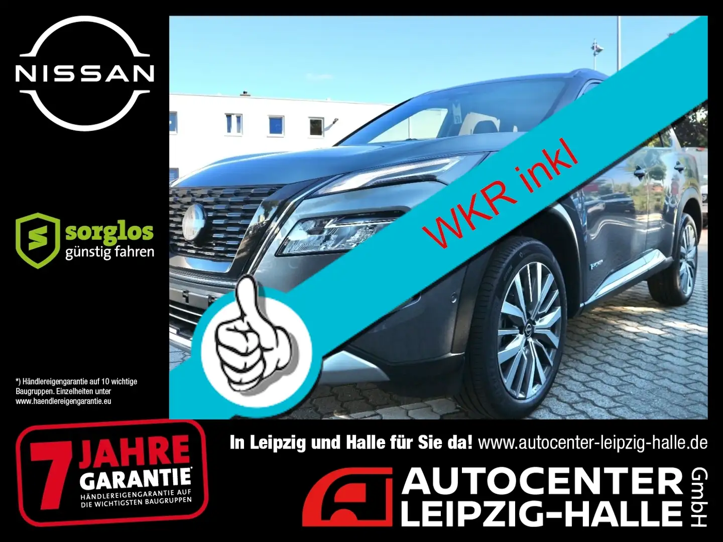 Nissan X-Trail TEKNA 1.5 VC-T e-POWER e-4ORCE WKR inkl Grau - 1