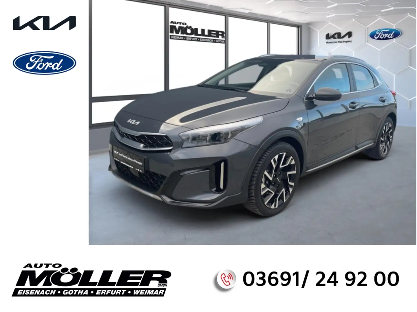 Kia XCeed 1.5T Vision DCT7 Komfort Navi LED Klima Kamera ACC Grau - 1