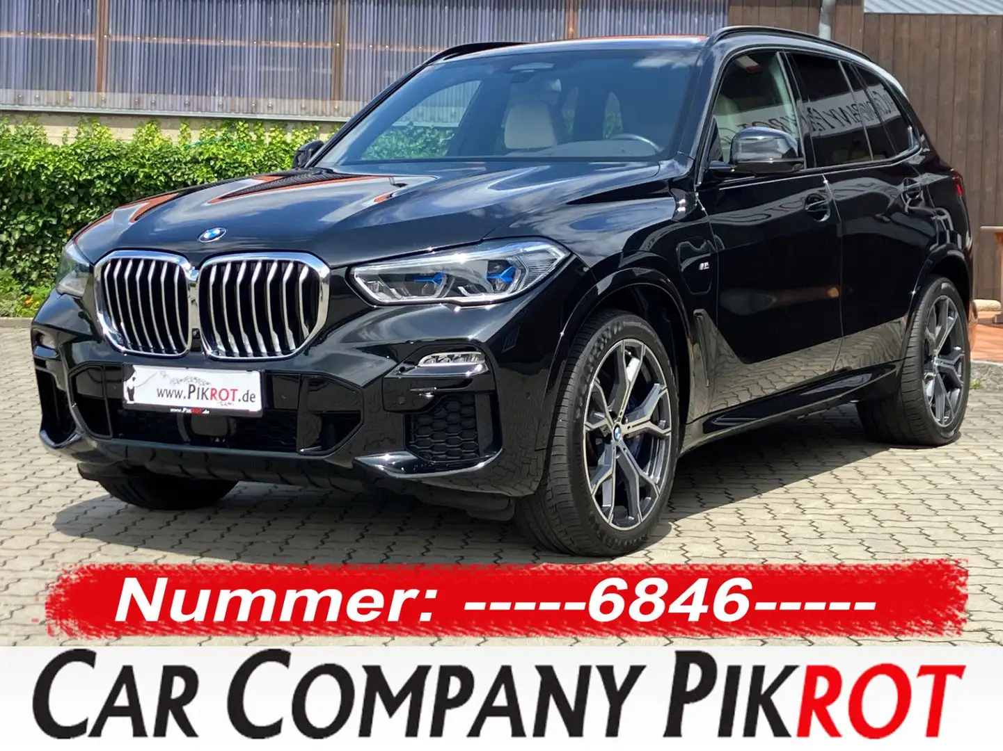 BMW X5 xDrive45e M-SPORT,AHK,PANO,DAP,P+,B&W,21",HUD Schwarz - 1