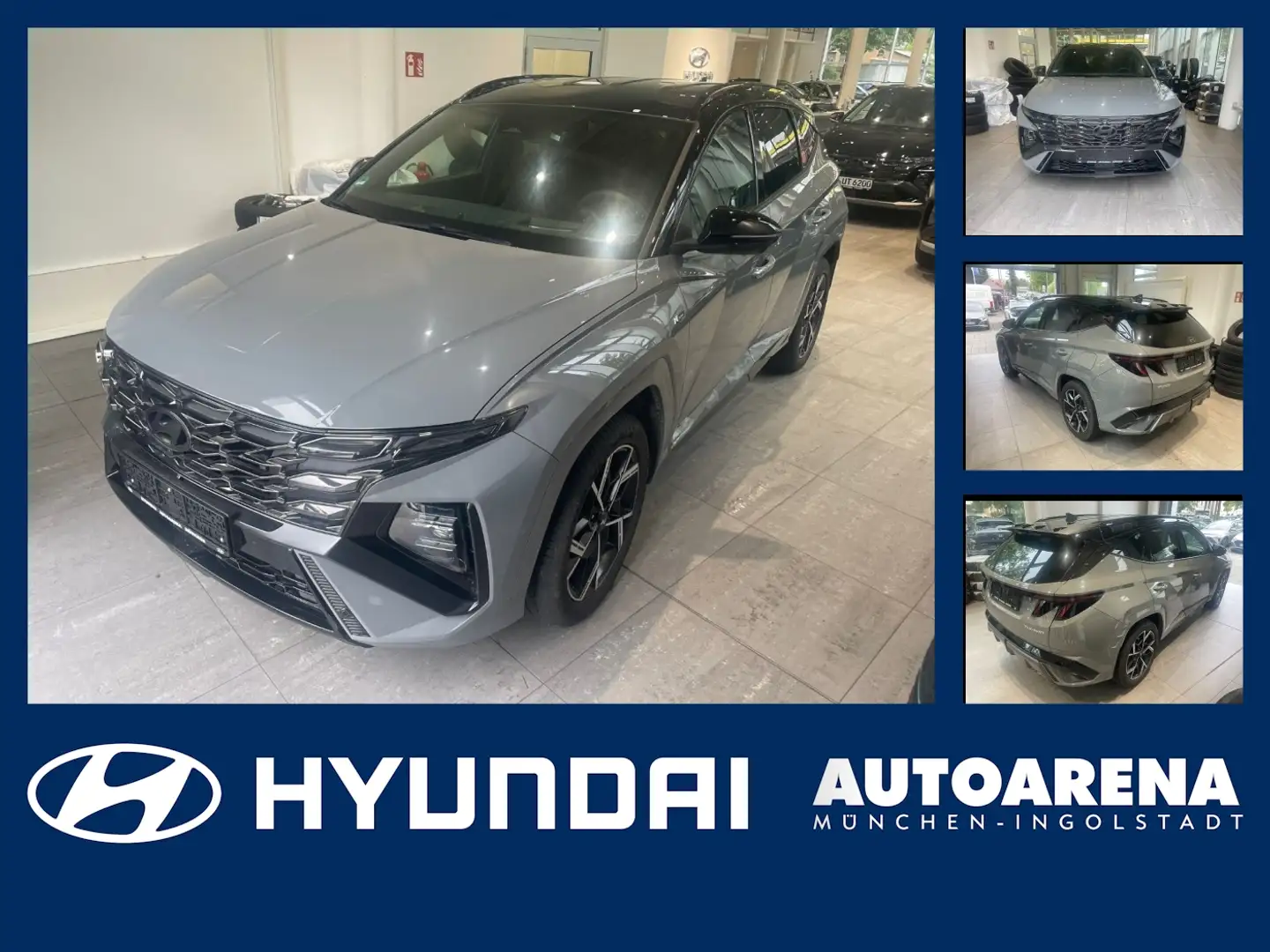 Hyundai TUCSON 1.6 T-GDI N Line Matrix 360 4xSHZ ACC AUT Zwart - 1