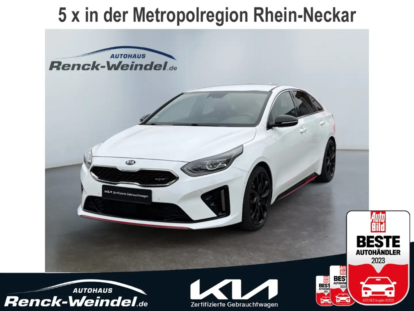 Kia ProCeed / pro_cee'd GT 1.6 Navi Klimaautom Rückfahrkam. ACC PDCv+h Alb - 1