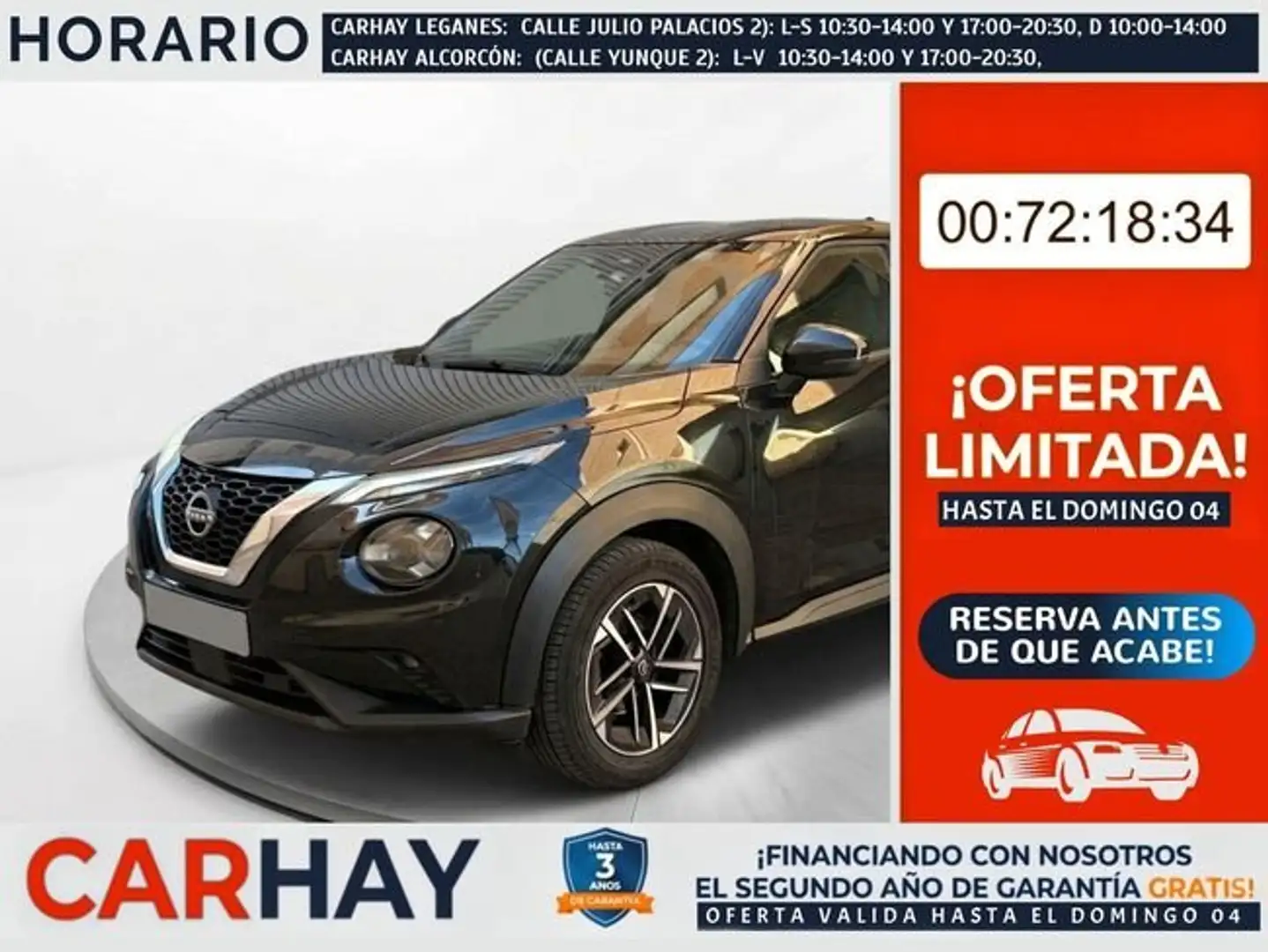 Nissan Juke DIG-T 84 kW (114 CV) 6M/T N-Connecta Negro - 1