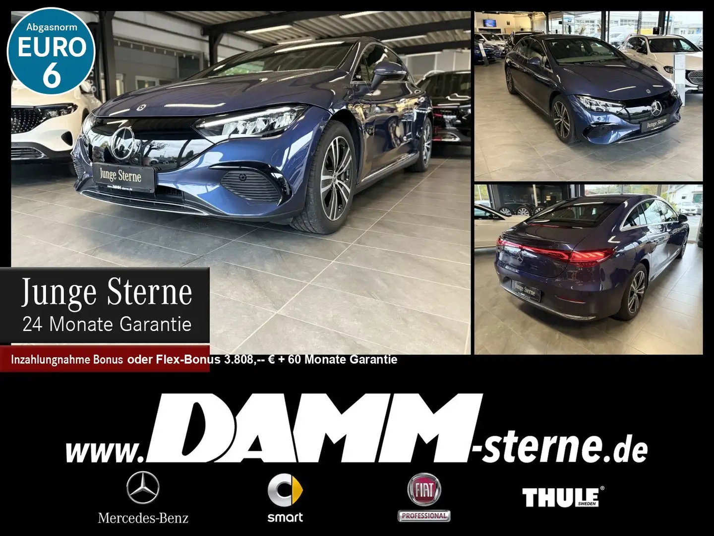 Mercedes-Benz EQE 300 EQE 300 AdvancedPlusPaket/Distronic/Memory/+Flex Azul - 1