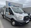 Ford Transit 2.0TDCI 130CH DOUBLE CABINE BENNE 7 PLACES 1ÈRE MAIN - 116521€ HT- GAR 12M Grau - thumbnail 3