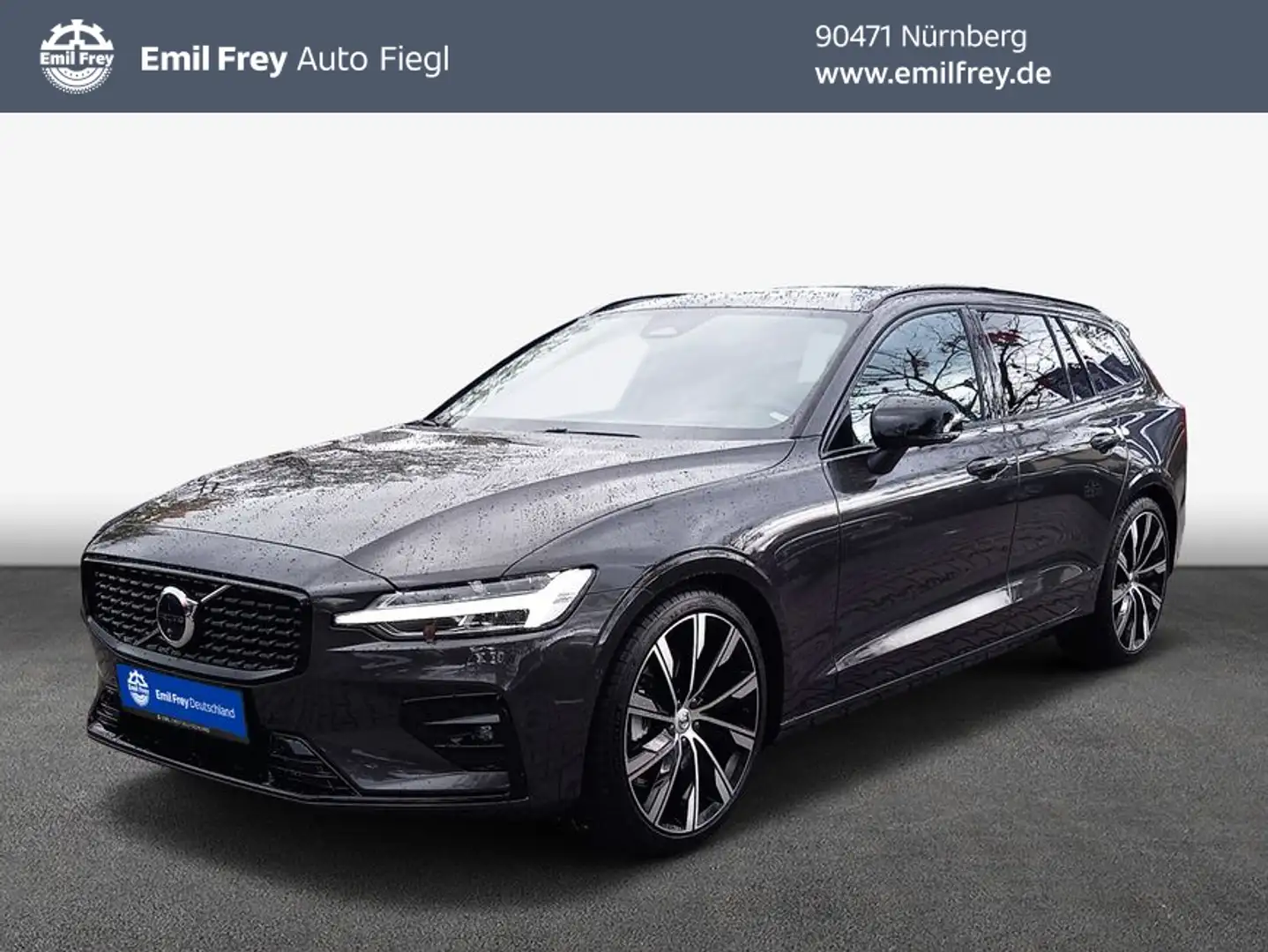 Volvo V60 B4 B DKG Ultimate Dark Grau - 1