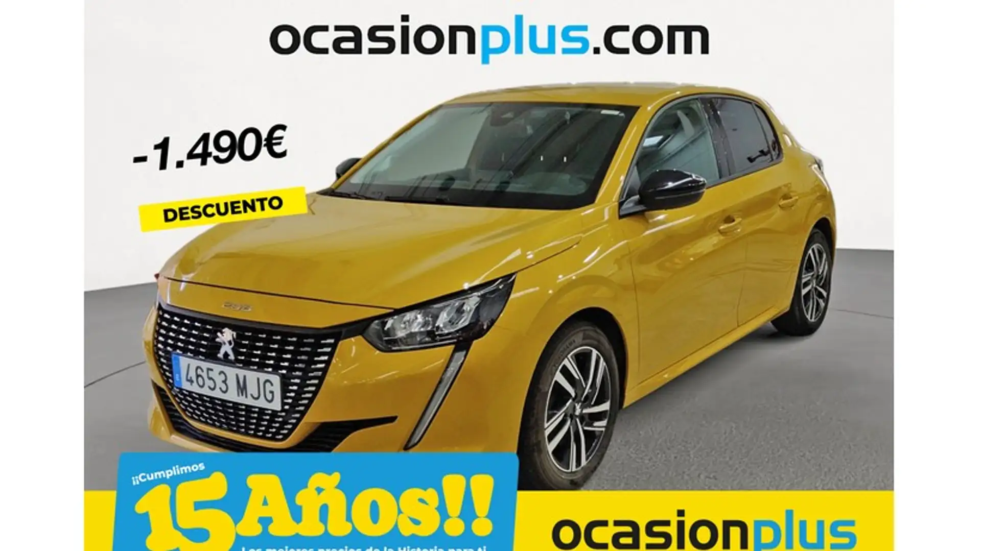 Peugeot 208 1.2 Puretech S&S Allure 100 Amarillo - 1